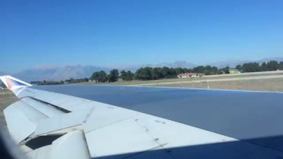 Transaero Boeing 747-400 take-off (Antalya 3.10.2014)