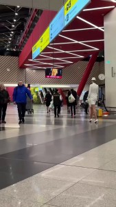 стюардесса реакция прохожих