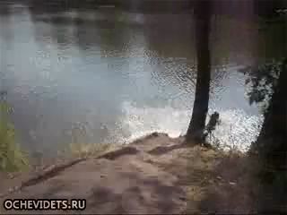 Таня на тарзанке