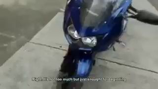 Авто и mото cтолкновение