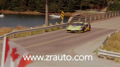 Enzo crashes into ocean at Targa Newfoundland 2011