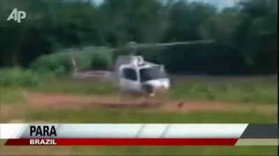 Вертолет расколбасило