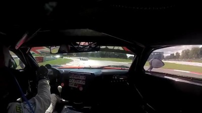 Ginetta G55 GT3 Struck By Flying Door