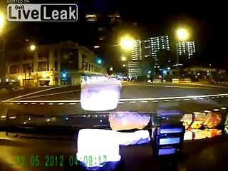 ДТП на перекрёстке - 599 GTO