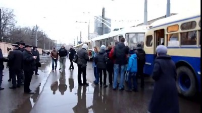 Парад пассажирской техники СССР