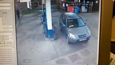 овца на АЗС