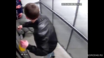 Разнесли лифт