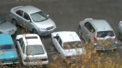 Таран во дворе