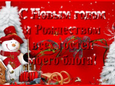 С НГ гостей моего блога!