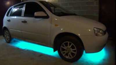 Подсветка днища лентой RGB