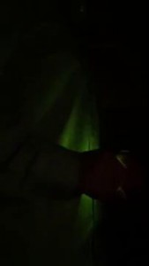 Glow stick blows up in kid's face