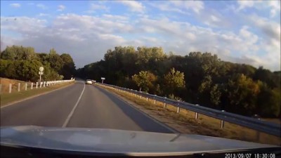 непонятный случай на дороге