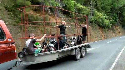 Дрифт на трехколеснике3