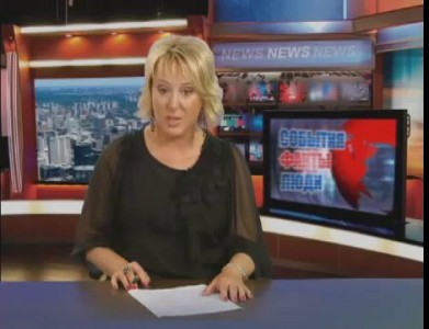 телеведущая отжигает