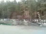 Если долго смотреть то кажется что кладбище не кончается!