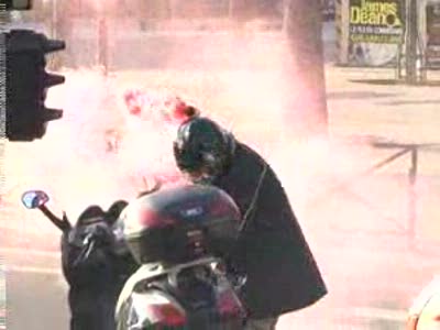 розыгрыш на дороге