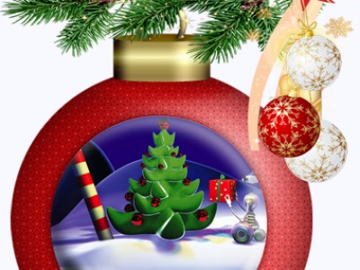 Весёлая новогодняя флешка