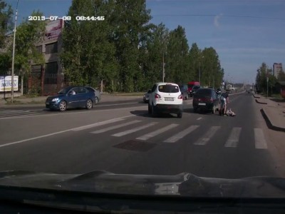 Сбил велосипедиста