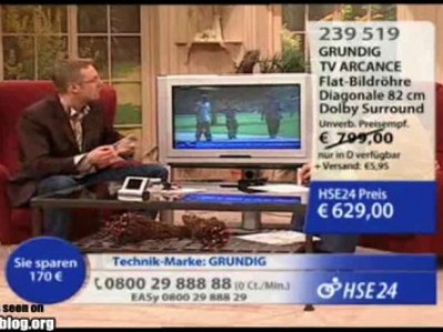 TV Demonstration fail