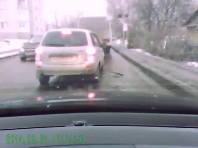 Ушел от страшной лобовухи...