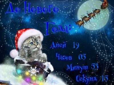 До Нового Года..