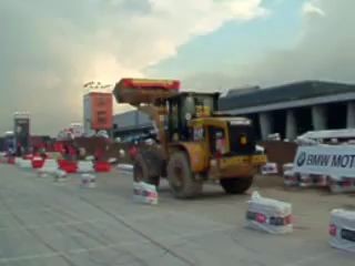 CAT Front-end Loader Wheelie