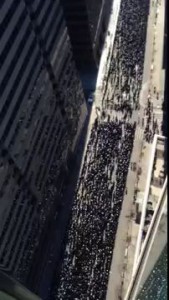 American Kehillos Organize in Lower Manhattan