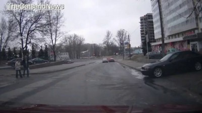 Четкий пацанчик против BMW