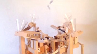 Paul's marble machine "Quatro"