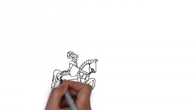 Молитва рыцаря. Рисованное видео