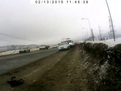 Жесть в Тольятти. ВАЗ и BMW в лобовую