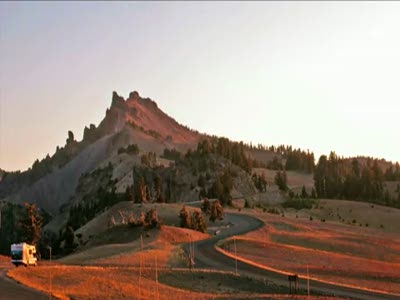 Crater Lake: Day to Night - Time Lapse