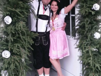 Silberhochzeit in dirndl