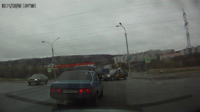 У девушки отказали тормоза