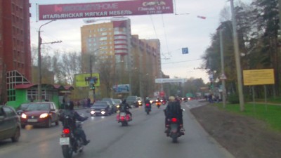 Закрытие Байкерского Сезона 2012 Пермь. видео из колонны