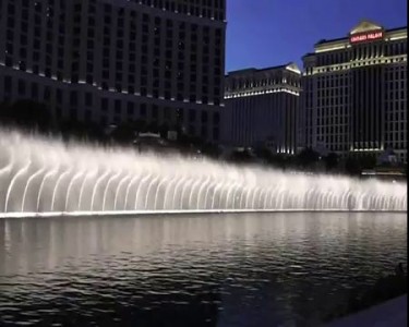 Las Vegas. Казино в Лас Вегасе. Танцующие Фонтаны