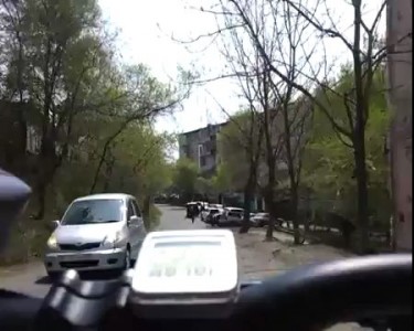 Быстрая езда на велосипеде