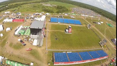 Нашествие 2014 с воздуха