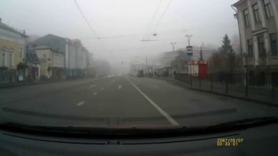 Нарушитель и гаишник в Казани