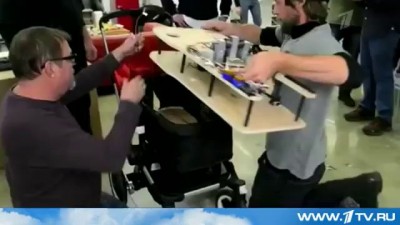 Рекламная акция нового фильма ужасов