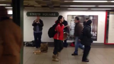 TOO MANY ZOOZ rocks Union Square.