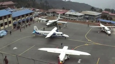 Lukla Airport Nepal 4 take offs