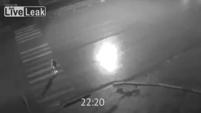 Авария!! Жесть!! как куклу протащил!