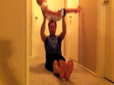 Отец и сын - тренажеры