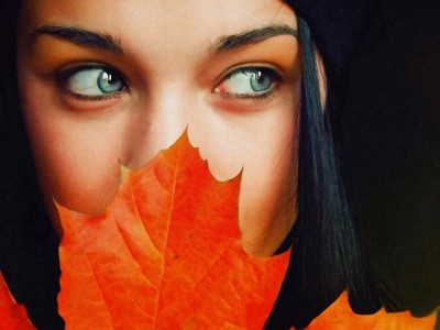 Осенняя женщина.