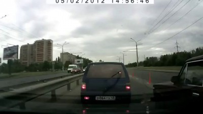 Наказал за хамство на дороге