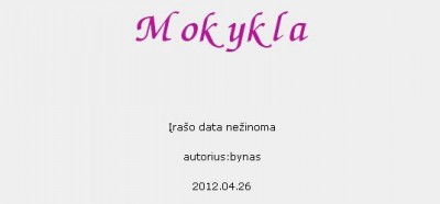 Mokykla