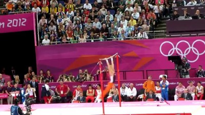 London Olympics 2012 filmed by me Epke Zonderland on Mens Horizontal Bar August 7 2012