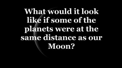 If the Moon were replaced with some of our planets