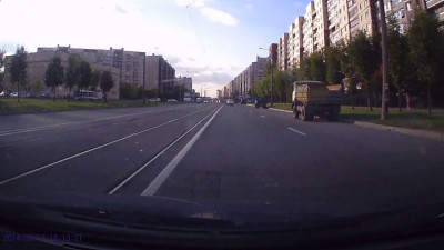 ТП на Матизе решила ломануться через сплошную...